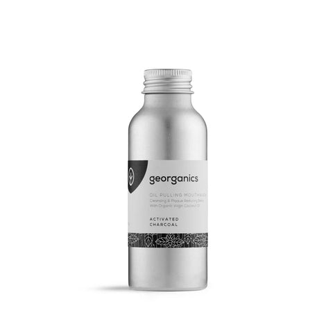 Georganics Activated Charcoal oil pulling mouthwash 100ml