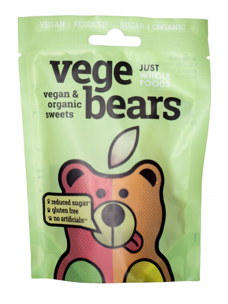 Organic vegan vegebears per 100g