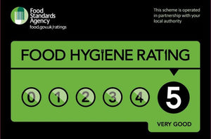 5 Star Food Hygiene Rating Award