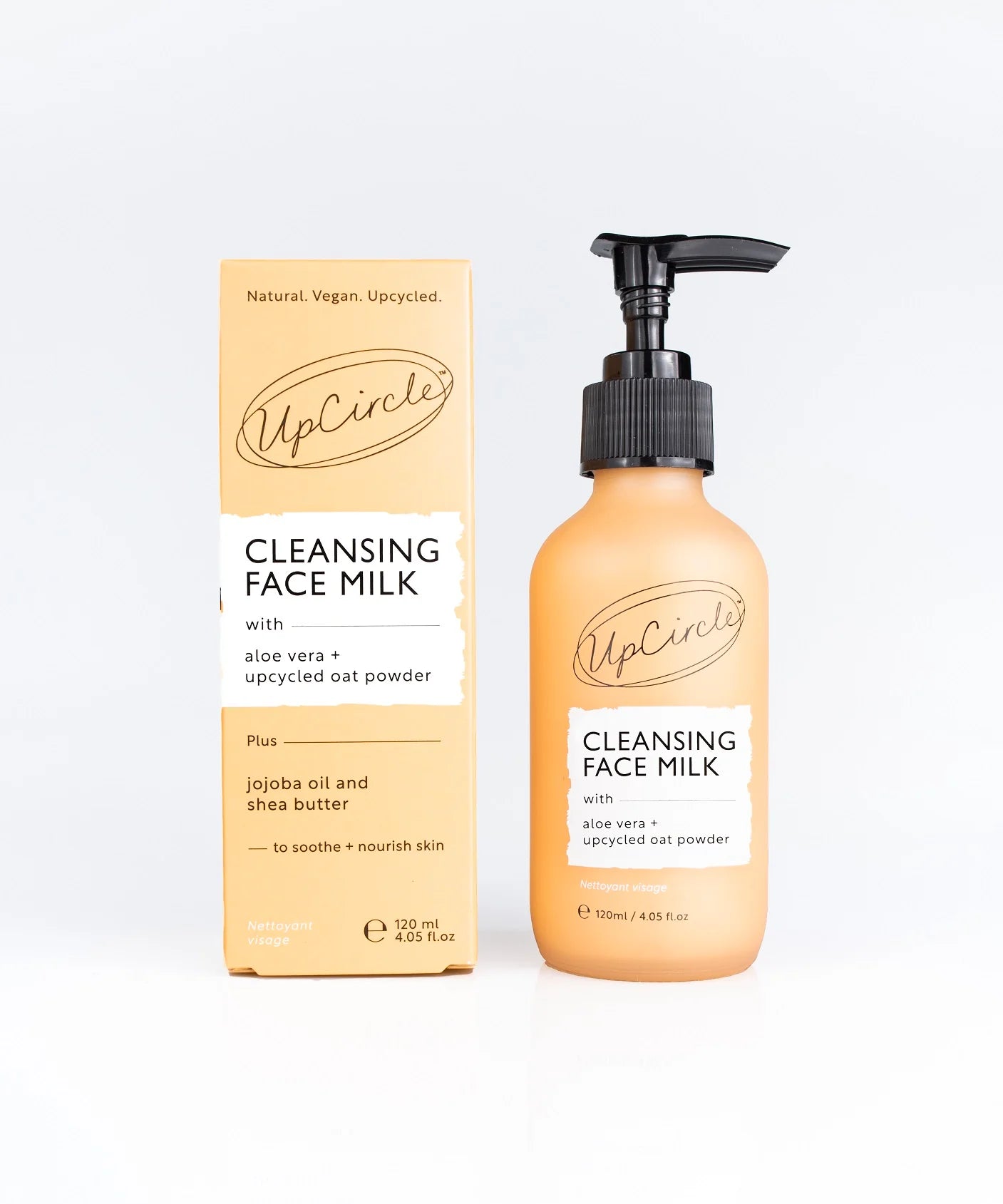 Upcircle Cleansing Face Milk with oat powder + aloe vera 120ml