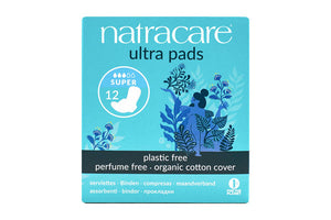 Natracare ultra pads Super 12 pack
