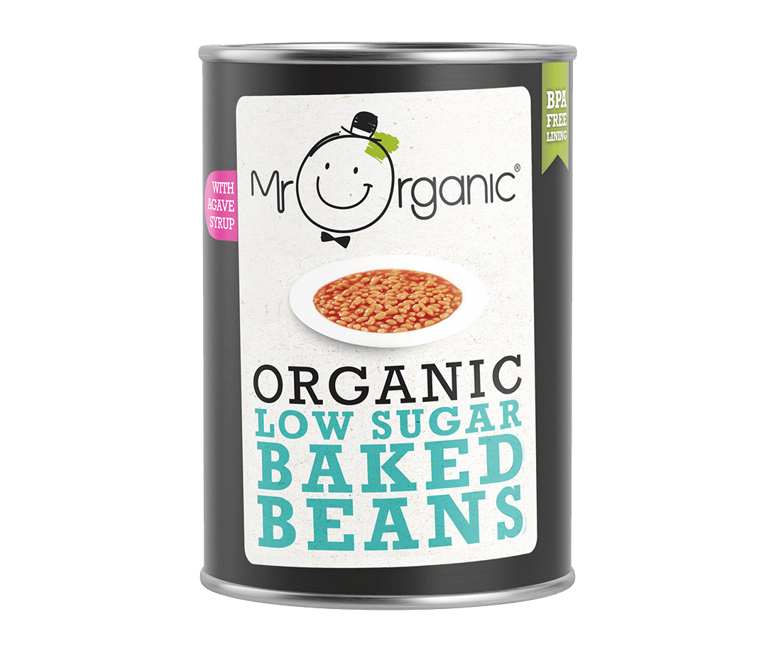 Mr Organic Low Sugar Baked Beans 400g