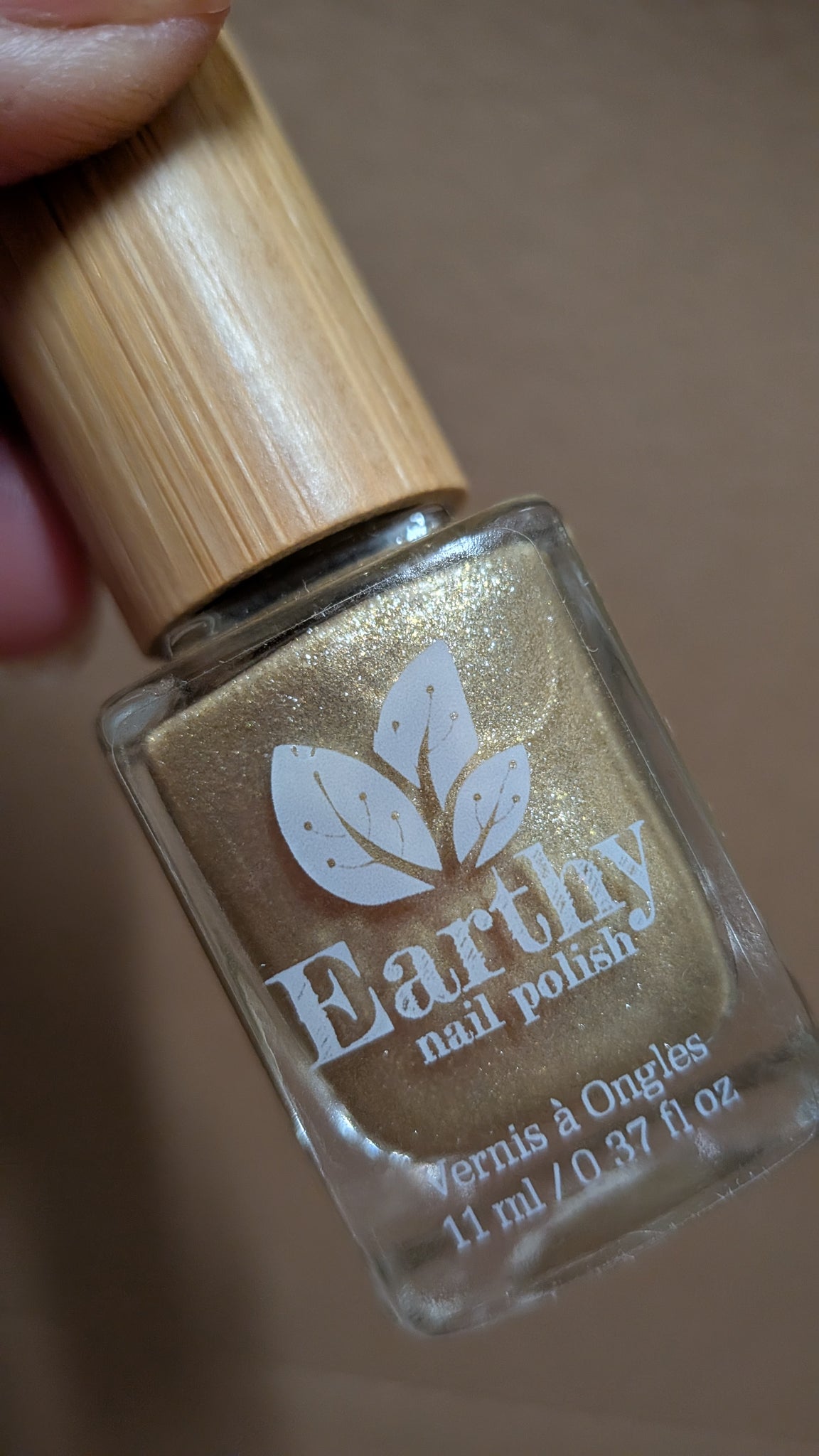 Earthy nail polish Freyja (Gold)11ml