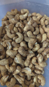 Sea salt and black pepper cashew nuts per 100 g BBE:Nov25
