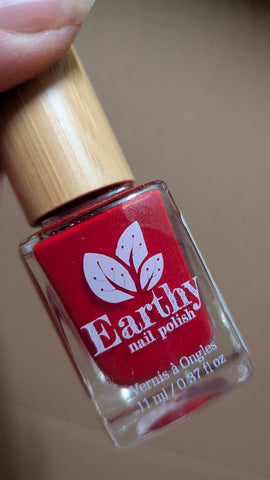 Earthy nail polish Passion Red 11ml