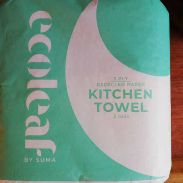Ecoleaf kitchen roll x 2