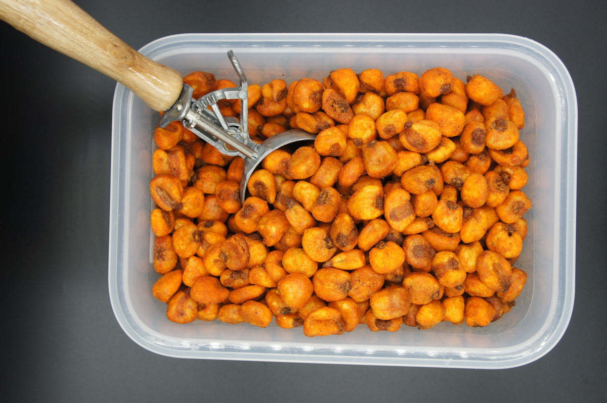Giant Chilli Corn per 100g BBE: Feb25 – Refill Cabin