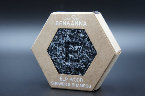 Love Soap Ben & Anna Elm Wood Shampoo & Shower 60g