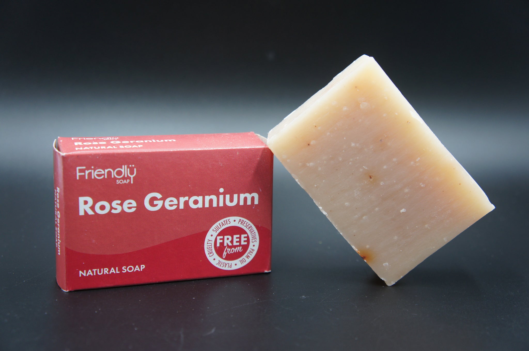 Friendly Rose Geranium Soap 95g