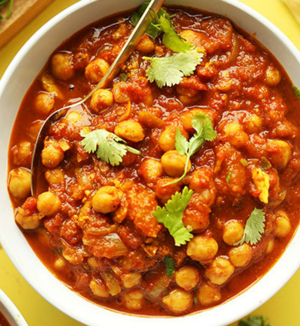 Camp Stove-Chana Masala for 2
