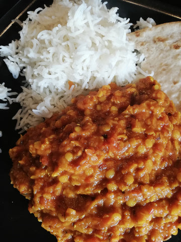 Tarka Daal with rice for 2