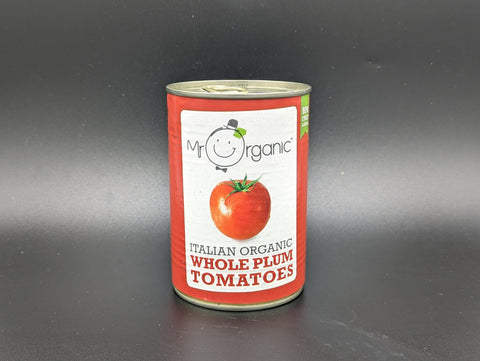 Mr Organic Italian Whole plum tomatoes 400g