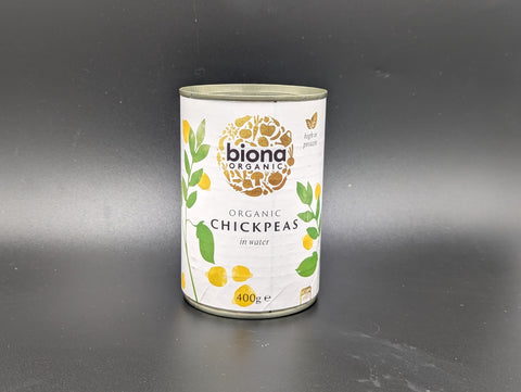Biona Organic Chickpeas 400g can