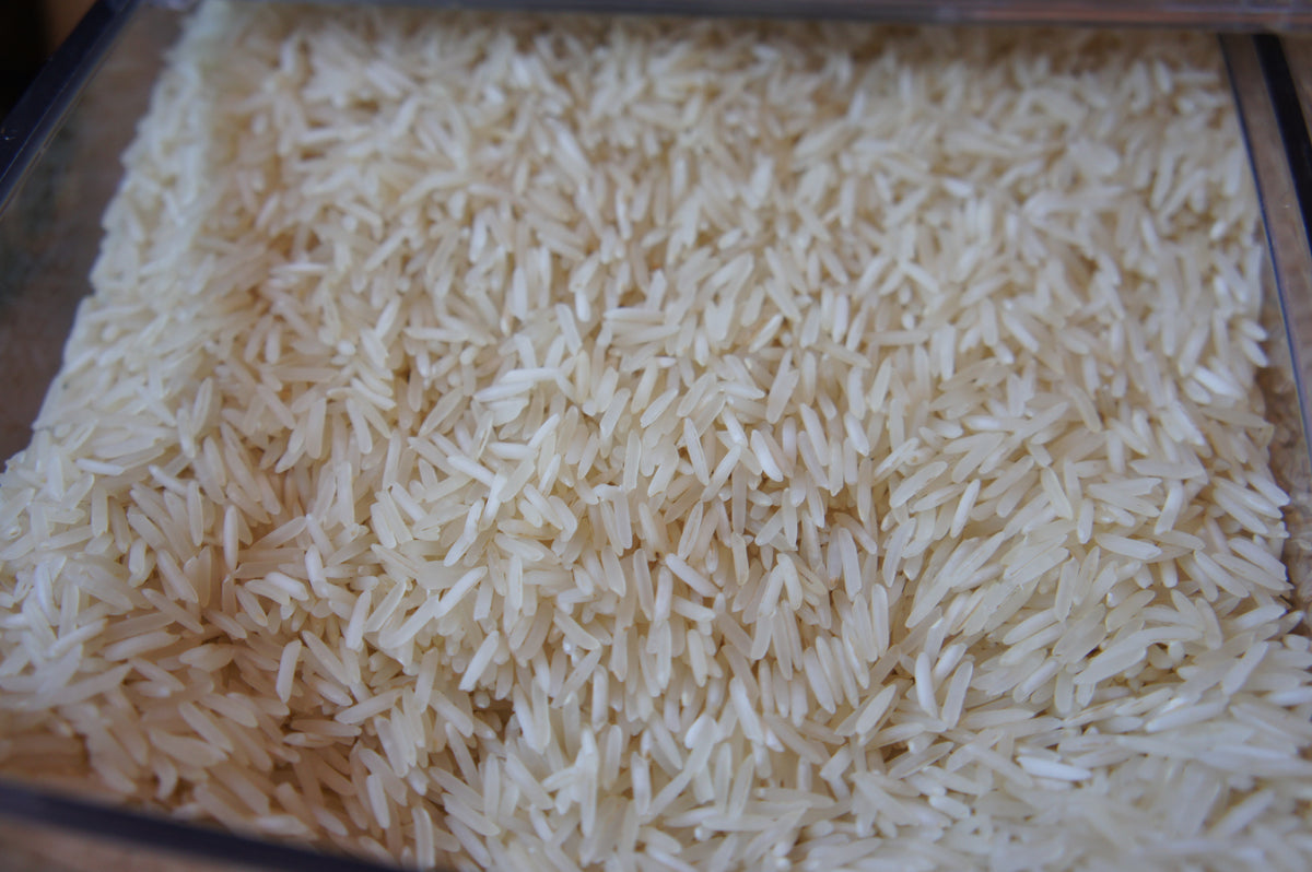 Organic White Basmati Rice per 100g BBE: – Refill Cabin