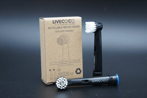 LiveCoco Recyclable Brush Heads (Soft Bristles)