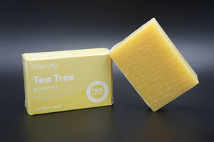 Friendly Tea Tree & Turmeric Soap 95g