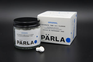 Parla Toothpaste Jar 62 Tabs Only  One Left.